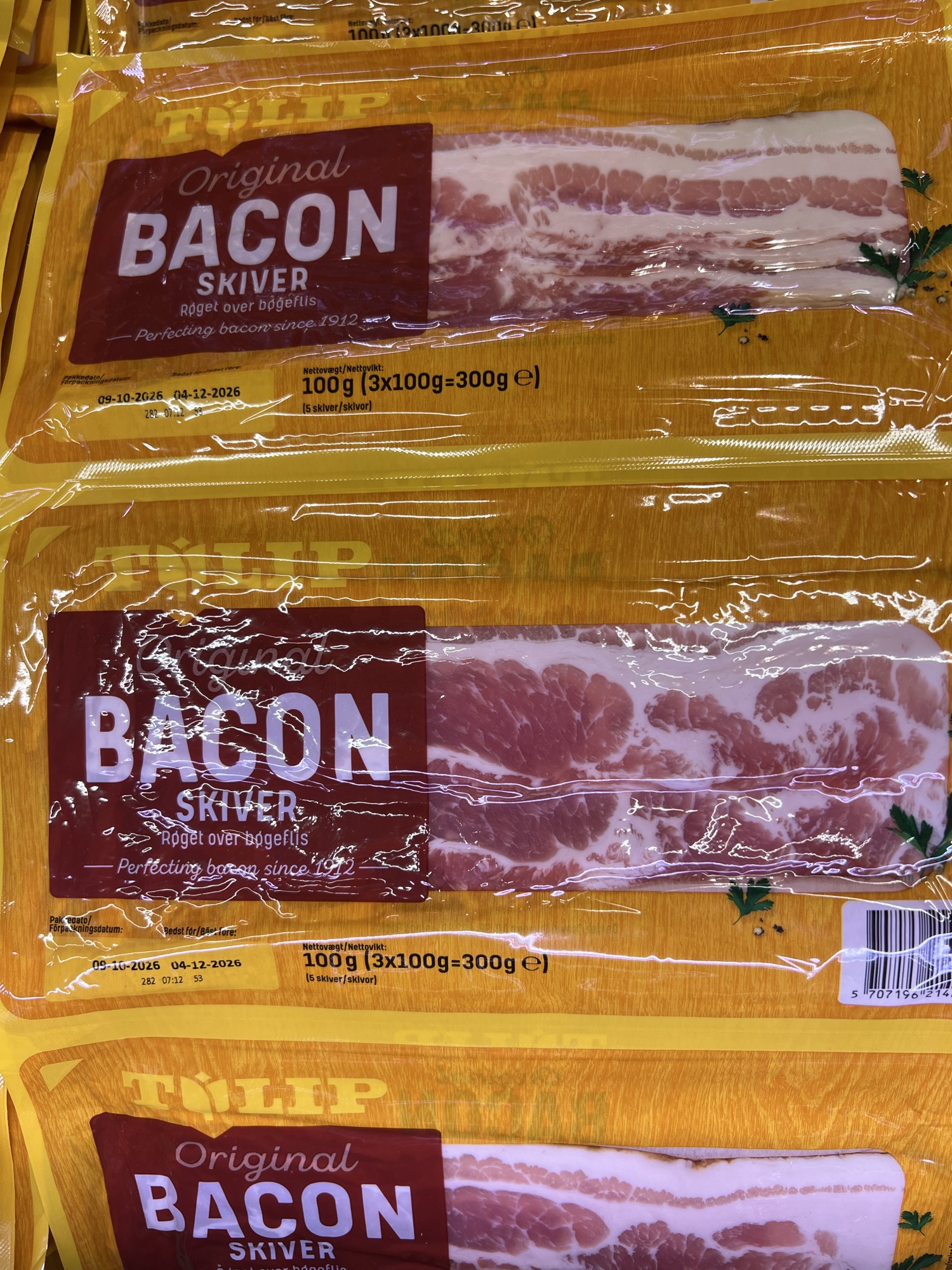 bacon i skiver 3-pak