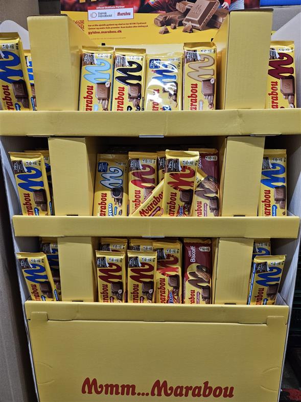 Marabou plader 87-100 gr.